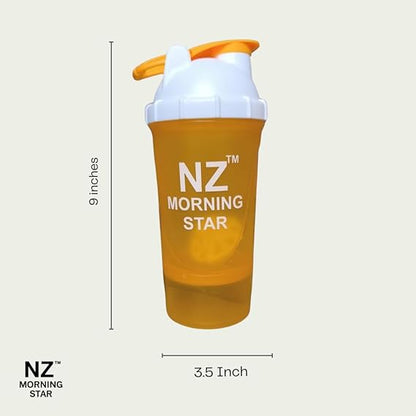 NZ MORNINGSTAR Metrix 600ml Shaker for Gym – Gym Protein Shaker Bottle for Men & Women