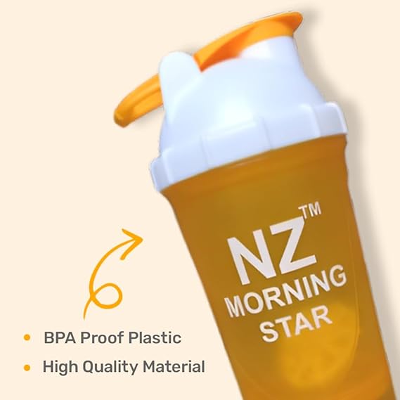 NZ MORNINGSTAR Metrix 600ml Shaker for Gym – Gym Protein Shaker Bottle for Men & Women